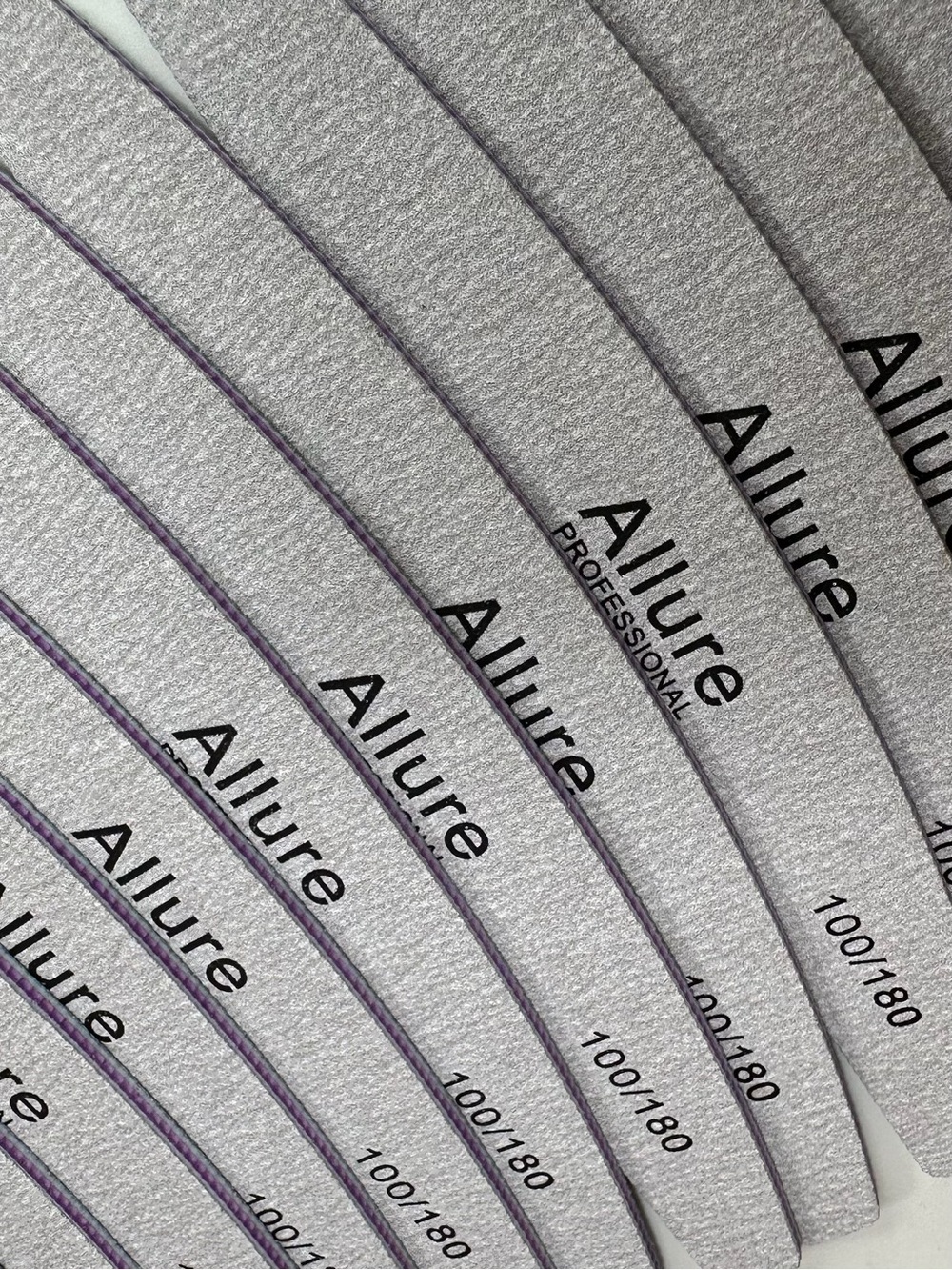 Allure Gray & Purple Double-Grit Nail Files - Pack